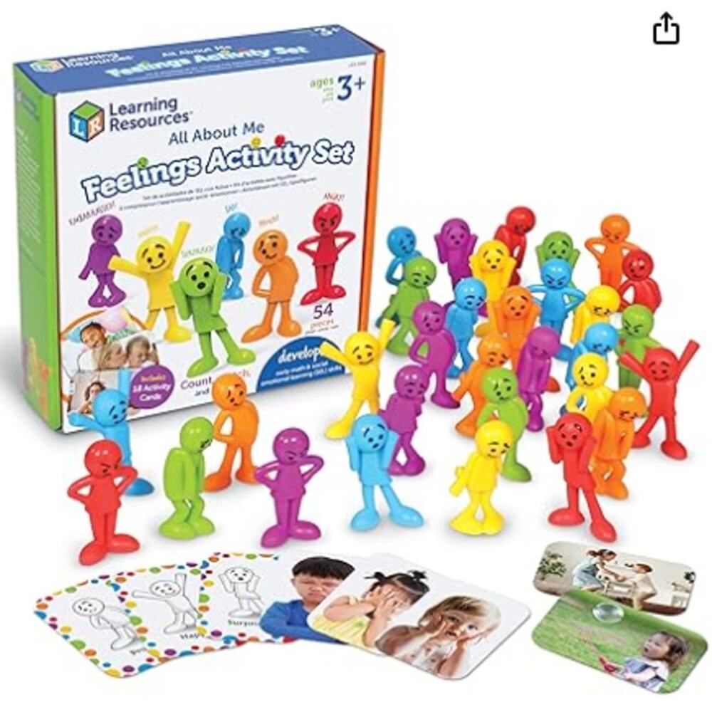 Learning Resources All About Me Feelings Activity Set-Emotional Regulation Tools